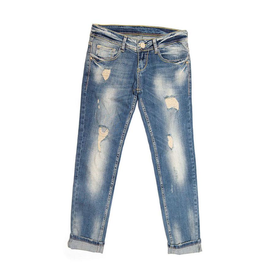 Blue Distructed Jeans