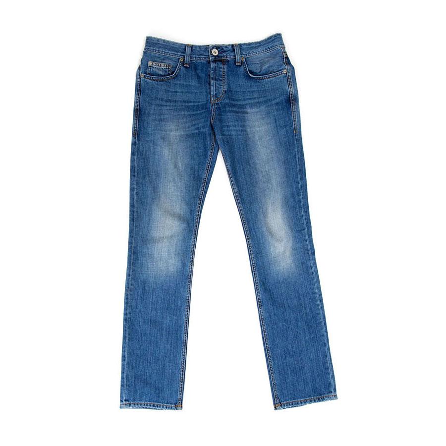 Relaxed Fit Blue Jeans